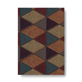 Vải Nội Thất Hoa Văn Cam Tím Vàng - I90 